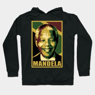 Nelson Mandela Smile Poster Pop Art Hoodie